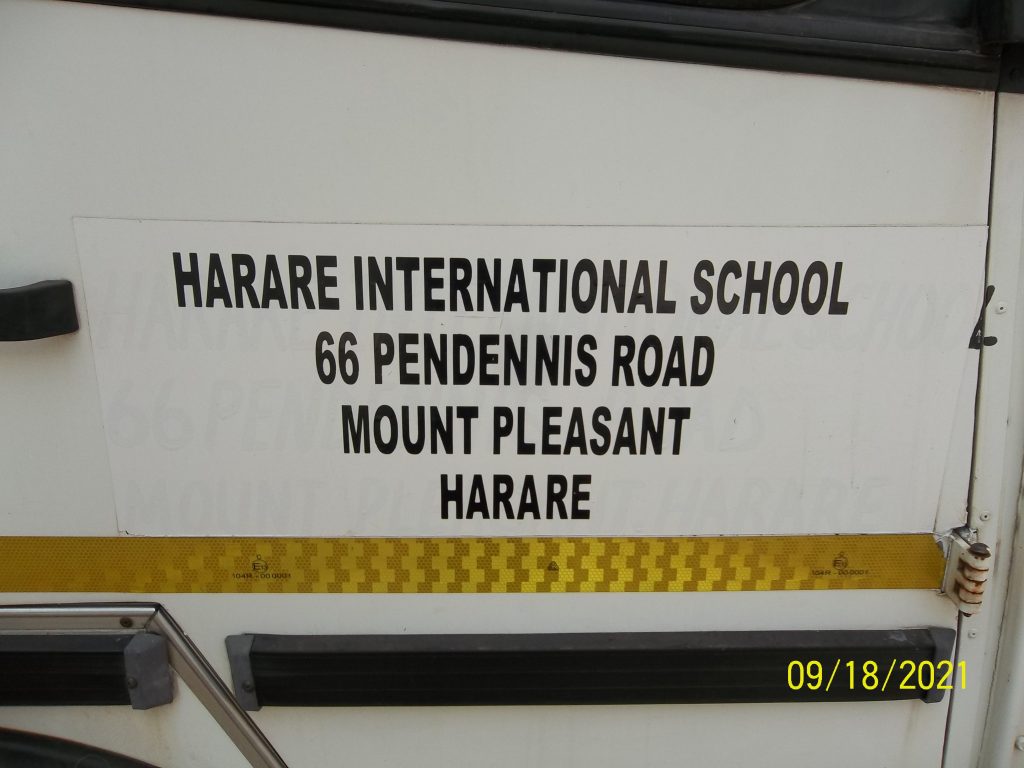 Vehicle branding zimbabwe - HIS bus