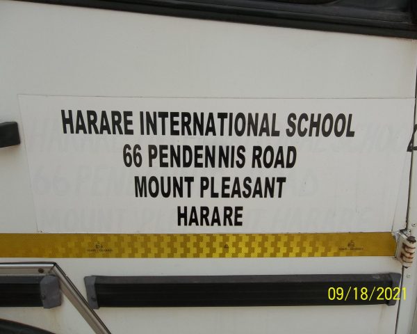 HIS BUS Vehicle branding zimbabwe - HIS bus